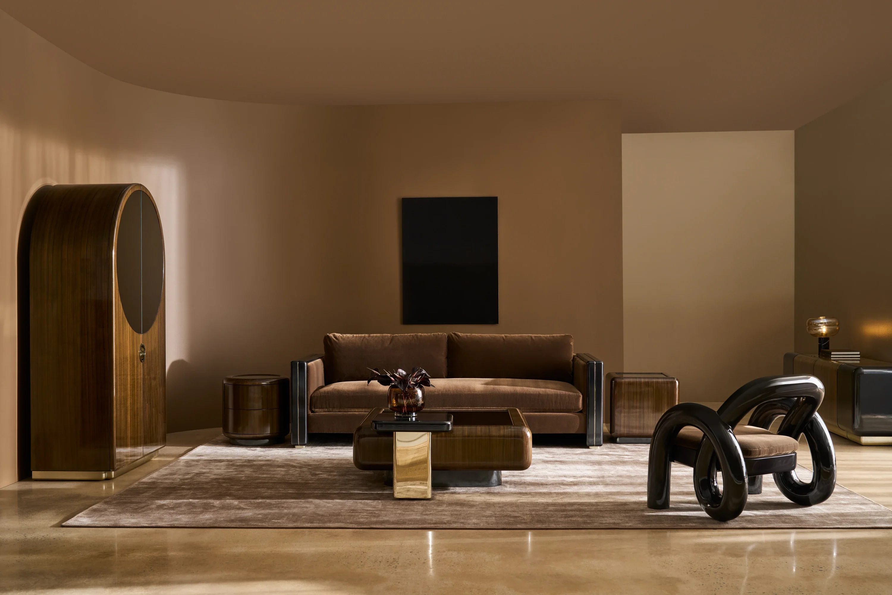 Gelee Accent Chair-Chocolate - Image 3